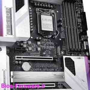 دانلود فایل آپدیت بایوس ، فریمور مادربرد گیگابایت Gigabyte Z490 VISION G rev.1.x Bios firmware